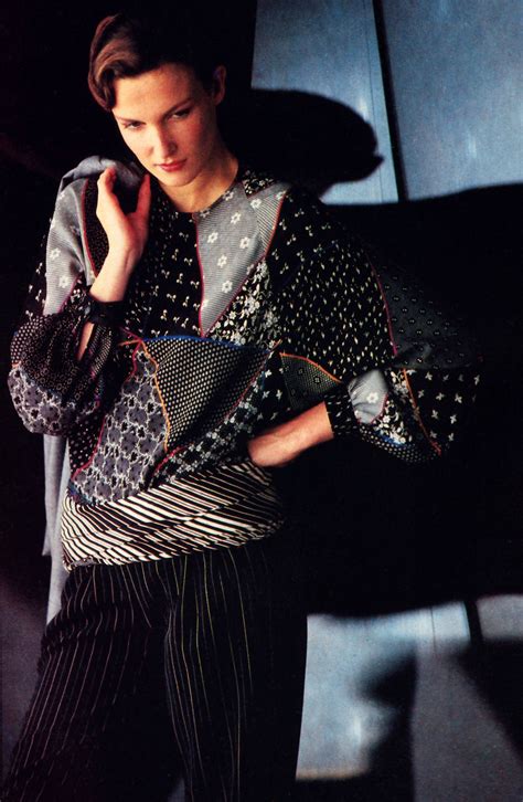 Emanuel Ungaro Parallèle American Vogue February 1983 Fashion