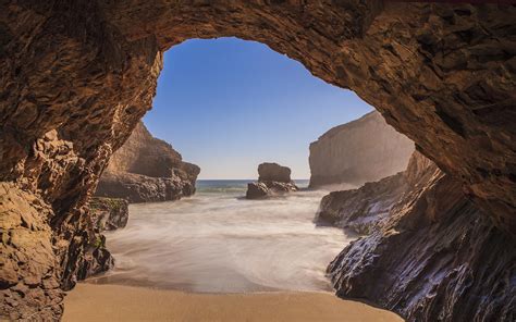 beach, Nature, Landscape, Sea, Cave Wallpapers HD / Desktop and Mobile ...