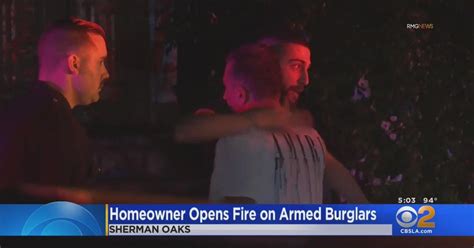 Sherman Oaks Homeowner Opens Fire At Armed Burglars Cbs Los Angeles