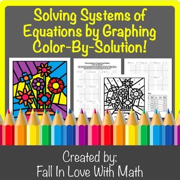 How to solve the system of equations in algebra calculator. Solving Systems of Equations by Graphing Color-By-Number ...
