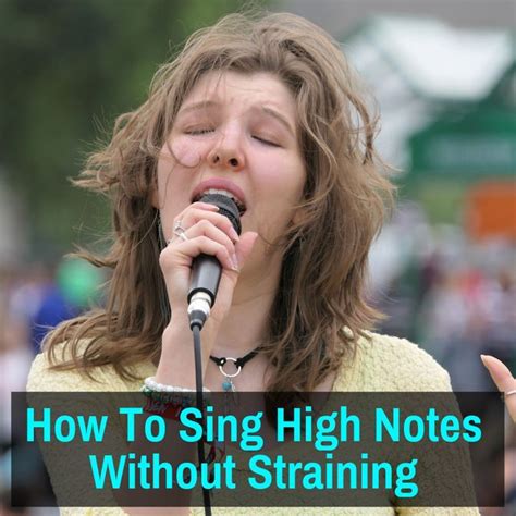 How To Sing High Notes Without Straining Vocal Lessons Singing Lessons