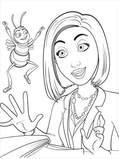 This drawing was made at internet users' disposal on 07 february 2106. Bee Movie coloring pages. Download and print Bee Movie ...