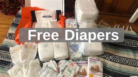How To Get Free Diaper Samples Youtube