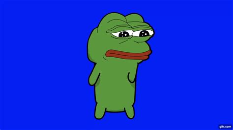 Find gifs with the latest and newest hashtags! Dancing Pepe Hd Remake Blue Screen Chroma Key Animated Gif ...