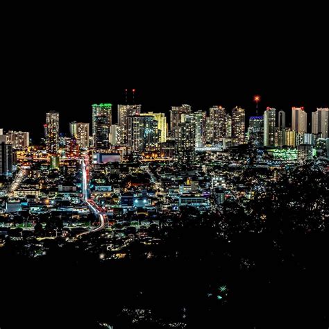 Honolulu Skyline Night