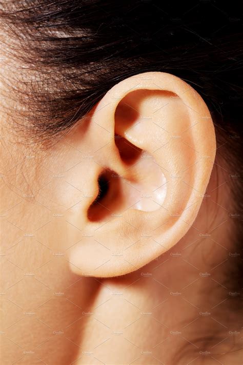 Close Up Photo Of A Female Ear People Images Creative Market
