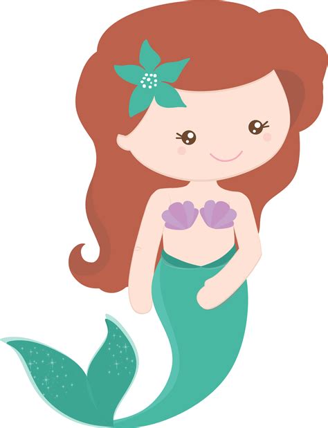 Mermaid Clipart Png Illustration Free Transparent Png Download Pngkey