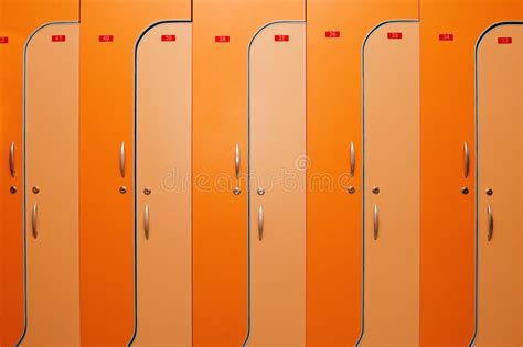 Lowongan kerja indosat ooredoo banjarnegara. Orange lockers stock image. Image of changing, accessibility - 10569233