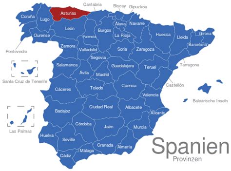 Die schnellste möglichkeit, per ups, wandkarten in deutschland zu haben. Spanische Provinzen Landkarte | Kleve Landkarte