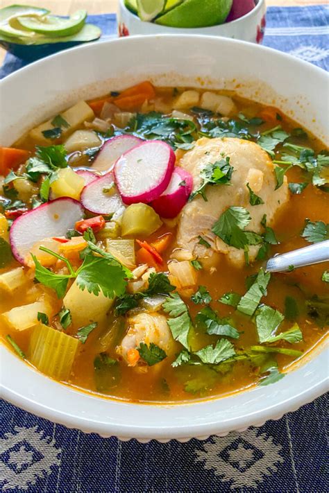 Caldo De Pollo Mexican Chicken Soup The Bossy Kitchen