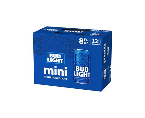 Catalog Beverages Mini Cans And Portion Control Bud Light® Minis Beer 12 Pack 8 Fl Oz Cans