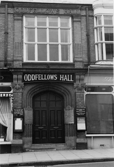 The Oddfellows Hall 1967 © Dorking Local History Group Dorking Museum