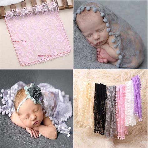 Baby Infant Lace Photography Props Newborn Photography Wraps Lace