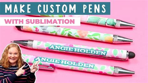 How To Make Customized Pens With Sublimation Youtube