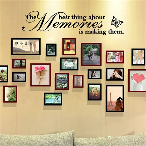 The Best Thing About Memories Is Making Them Removable Art Vinyl Mural