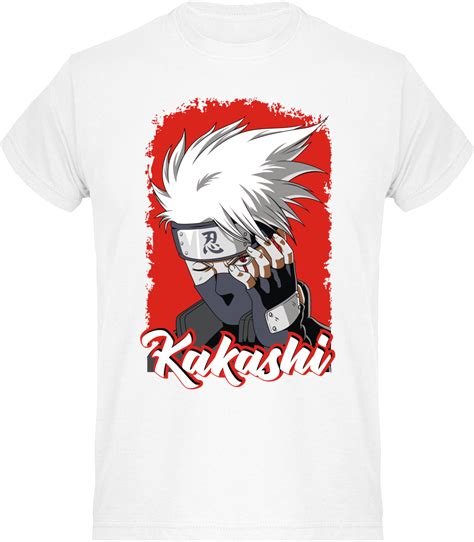 Kakashi Hatake T Shirt Blanc Naruto And Boruto De Kakashi Hatake De