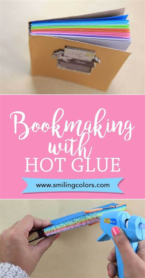 Using a book or binding glue can help you reattach pages that have come loose from the book. DIY Hot Glue Book Binding with Video Tutorial - Smiling ...