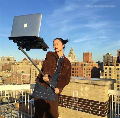 These People Actually Made A Macbook Selfie Stick The Daily Dot