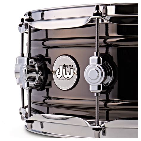 Dw Design Series 14 X 55 Black Nickel Over Brass Snare Drum