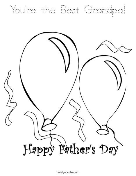 Best grandfather certificate coloring pages hellokids.com. You're the Best Grandpa Coloring Page - Tracing - Twisty ...