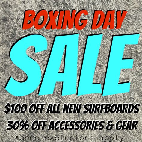 Boxing Day Sale Zak Surfboards Blog