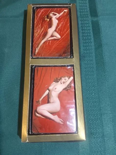 Playboy Marilyn Monroe Tom Kelley Pic Nude Playing Cards Double