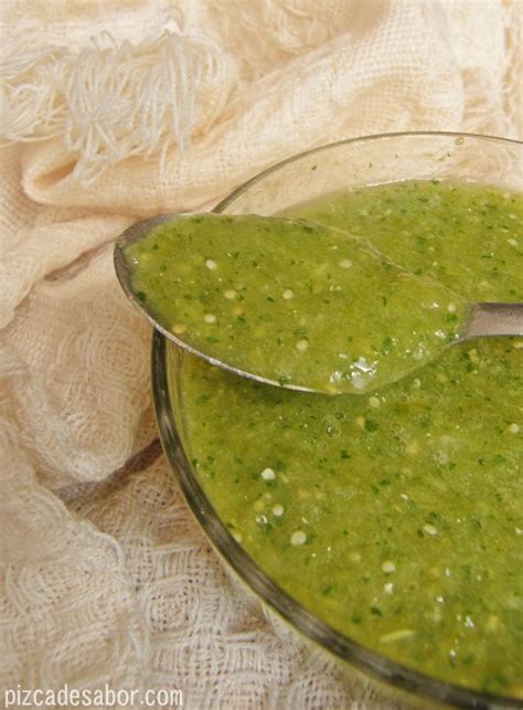Cómo Hacer Salsa Verde Receta Fácil Rápida And Deliciosa Receta