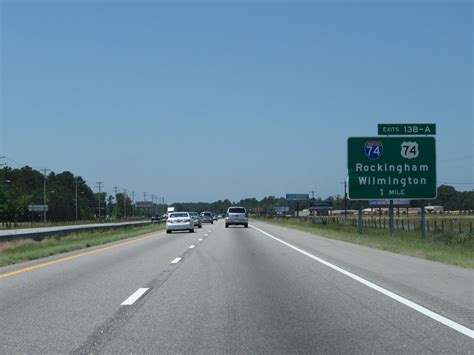 North Carolina Interstate 95 Southbound Cross Country Roads