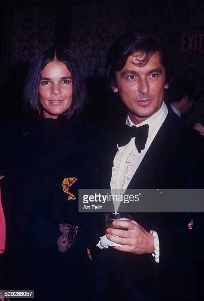 Robert Evans With His Wife Ali Macgraw At A Formal Event Circa