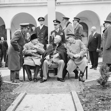 Wartime Conferences Of The Big Three The Big Three At Yalta Feb 4