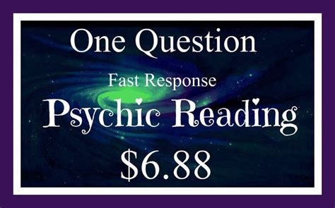 Psychic Reading Fast Response One Question One Response Low Etsy