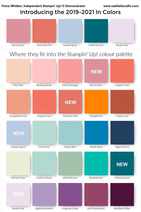 While released to predict fashion design trends during new york fashion week, pantone's vibrant and bold offerings can also be incorporated into the home design space. Color Palette showing 2019-2021 In Colors. Free printable ...