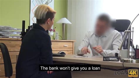 Loan K Bank Clerk Cant Wait To See His Clients Massive Fake Tits