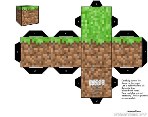 Cubecraft Minecraft Para Armar Minecraft Imprimibles