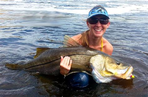 Veronica Lands World Record Snook In Florida Total Fishing