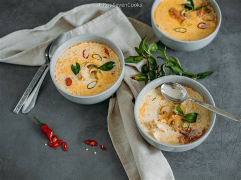 Tom - Kha - Gai -Suppe das Rezept für die weltbeste thailändis von SevenCooks