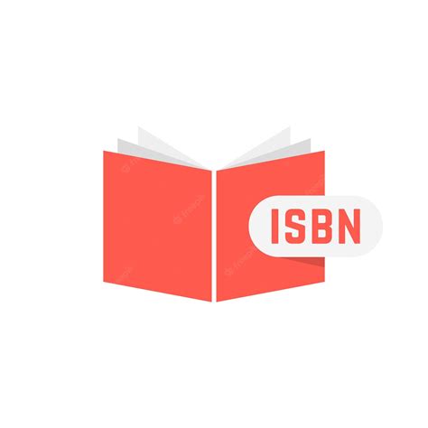 Premium Vector Isbn Sign With Red Book Concept Of Scanning