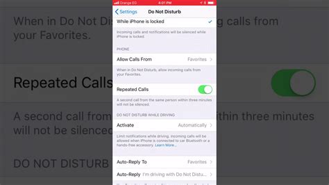 Do not disturb can be set to turn on manually, automatically when the iphone detects a car's acceleration, or when an iphone connects to a for parents of teenagers, there's an option to enable a restriction that will prevent do not disturb while driving settings from being changed or toggled off. How to TURN OFF DO NOT DISTURB WHILE DRIVING? - YouTube