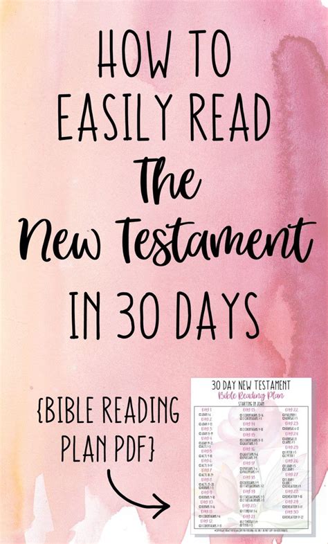 84how many are the days of thy servant? How to Easily Read the New Testament in 30 Days {Bible ...