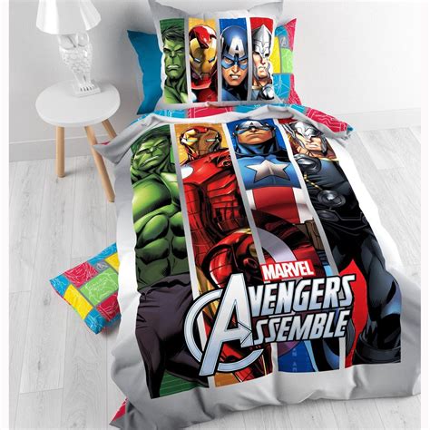 Avengers Bedroom Marvel Comics Duvet Cover Sets Blankets Lamp