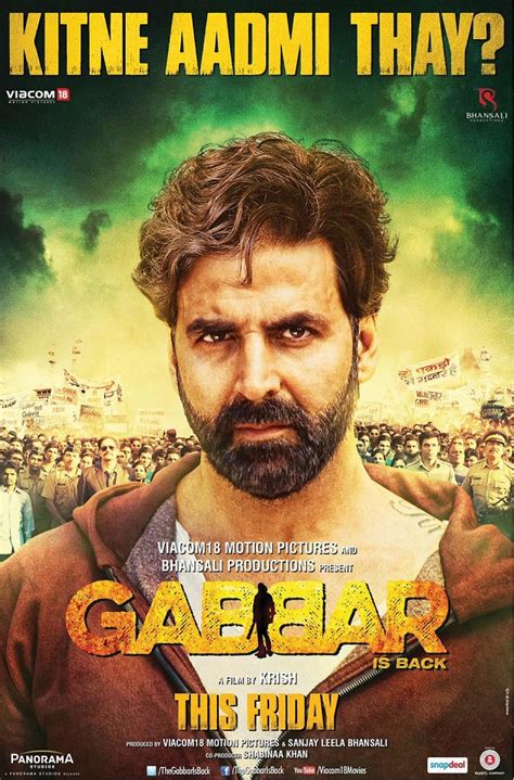 Gabbar Is Back New Poster
