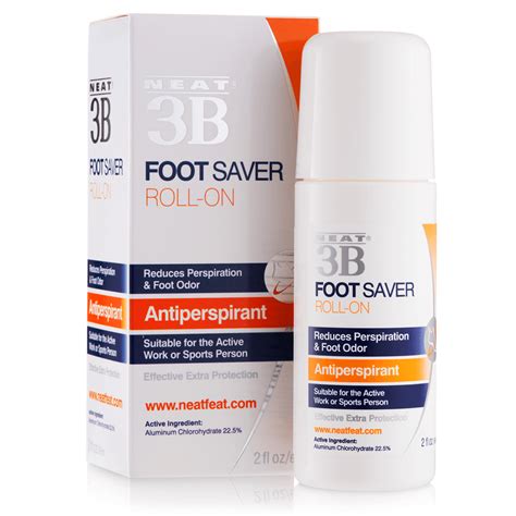 Neat® 3b Foot Saver Roll On Antiperspirant For Feet 60ml The