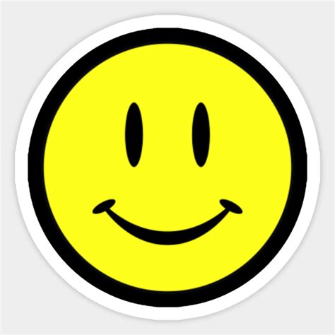 Smiley Yellow Smiley Yellow Sticker Teepublic