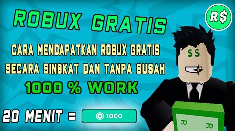 Cara Terbaru Mendapatkan Robux Gratis Di 2021 Roblox Indonesia Youtube