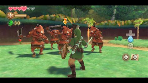 Zelda Skyward Sword Wii Screenshots Fighting Bobglins Nintenfan