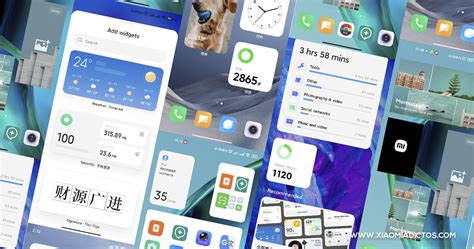 New Ios Style Widgets Land On Miui By Surprise Xiaomi News Bullfrag