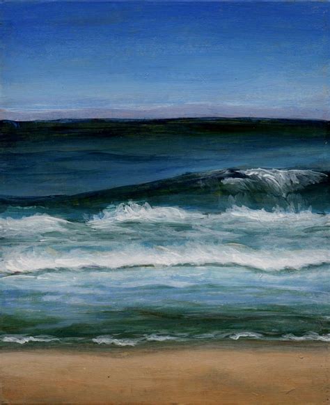 Great Ocean Scene Beach Painting Canvas Painting Oil Painting