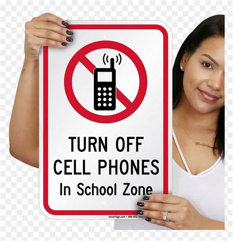 No Cell Phone In School Sign Please No Cell Phone Sign Hd Png
