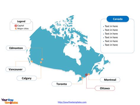 Figo 46 Fatti Su Canada Map Cities Labeled Km 3855100 Sq Mi