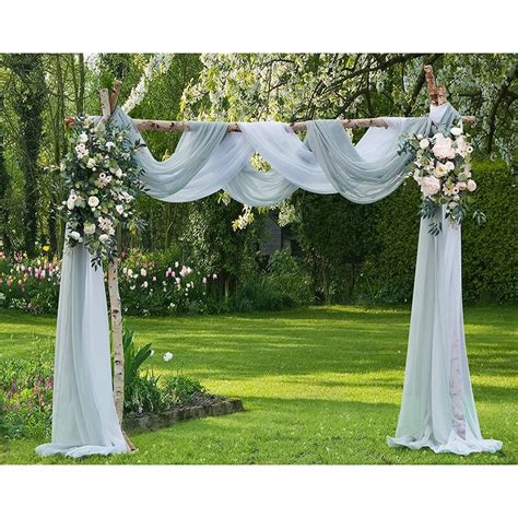 Warm Home Designs Wedding Arch Draping Fabric In 2 Colours For Wedding